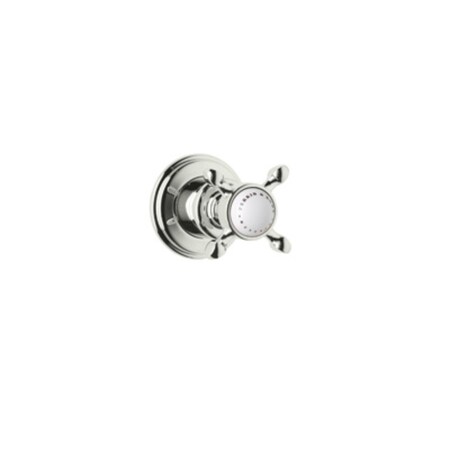 Rohl Edwardian Trim For Volume Control In Polished Nickel With Cross Handle U.3241X-PN/TO